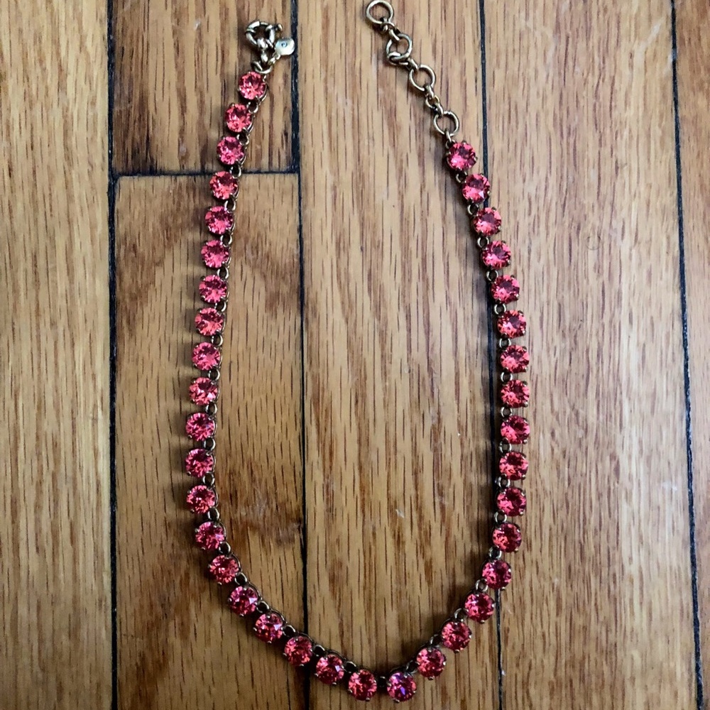 J.crew • Swarovski crystal dot necklace